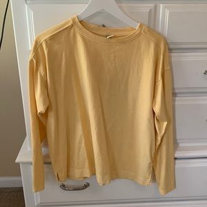 Yellow old navy long sleeve tee